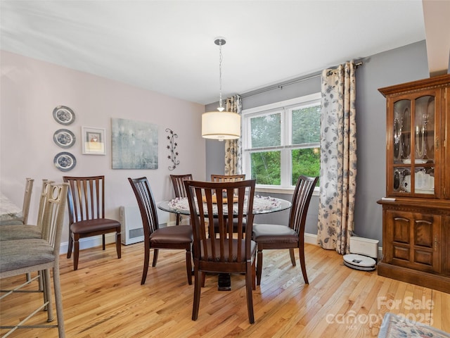 138 Down To Earth Dr, Burnsville, NC 28714 - dining room featuring light wood finished floors and baseboards