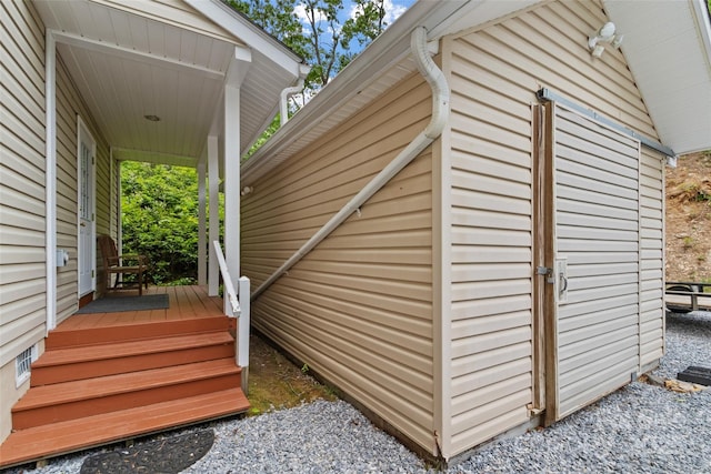 138 Down To Earth Dr, Burnsville, NC 28714 - view of wooden porch