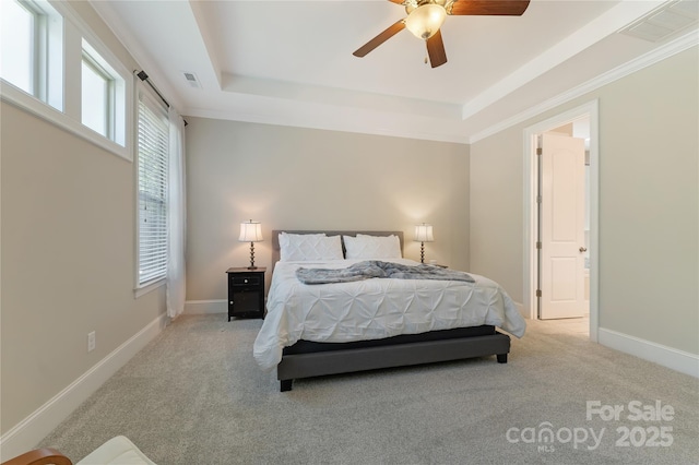 1906 Pensco Pond Ct, Waxhaw, NC 28173 - carpeted bedroom featuring a raised ceiling and a ceiling fan