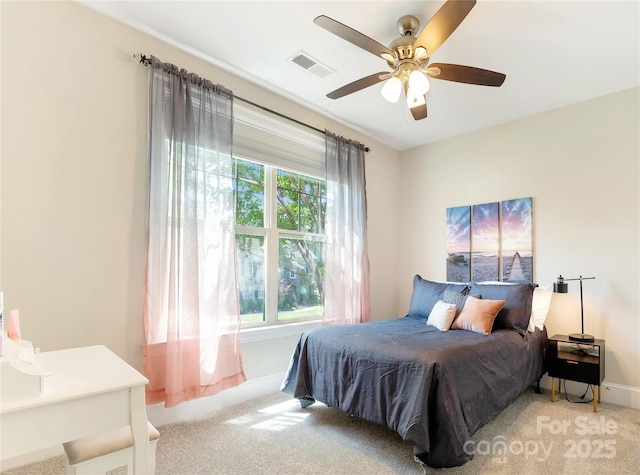 1906 Pensco Pond Ct, Waxhaw, NC 28173 - bedroom featuring carpet floors and a ceiling fan