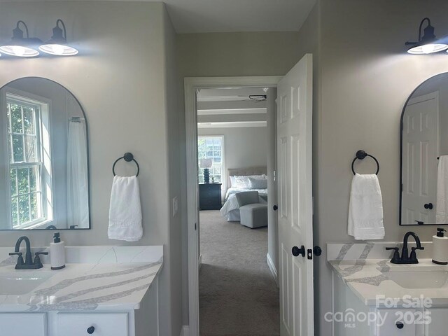 8304 Prescott Glen Pkwy, Waxhaw, NC 28173 - bathroom with ensuite bath and vanity
