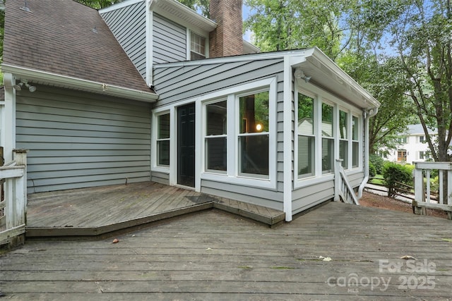 1517 E Barden Rd, Charlotte, NC 28226 - view of wooden terrace
