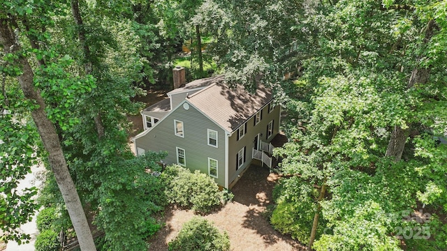 1517 E Barden Rd, Charlotte, NC 28226 - aerial view of property and surrounding area