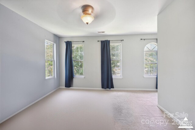 6516 Laurel Springs Ct, Charlotte, NC 28227 - spare room featuring healthy amount of natural light, baseboards, and carpet flooring