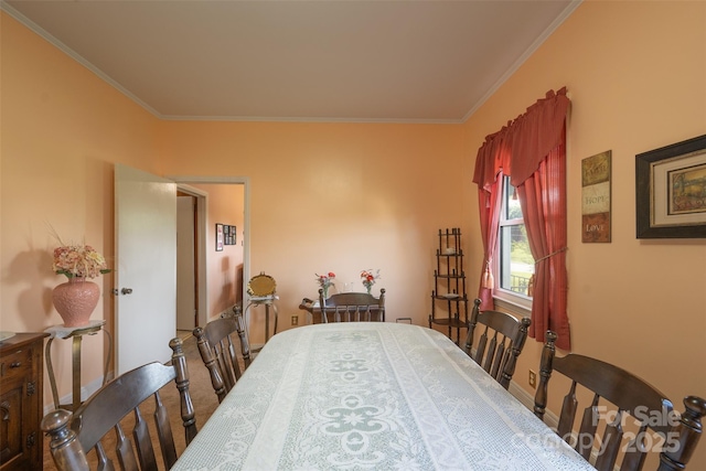 100 S Rudisill Ave, Cherryville, NC 28021 - carpeted dining room featuring ornamental molding