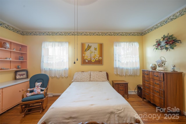100 S Rudisill Ave, Cherryville, NC 28021 - bedroom with wood finished floors