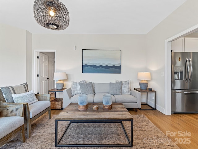 218 Water Leaf Dr, Weaverville, NC 28787 - living room featuring light wood finished floors and baseboards
