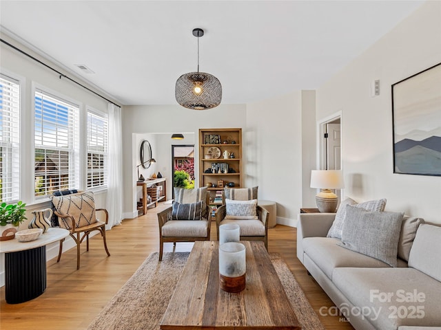 218 Water Leaf Dr, Weaverville, NC 28787 - living area featuring light wood finished floors and baseboards