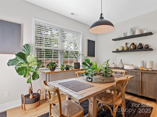 218 Water Leaf Dr, Weaverville, NC 28787 - dining space with light wood-type flooring