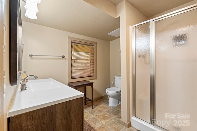139 Ivy Ridge Church Rd, Mars Hill, NC 28754 - full bath with vanity, a shower stall, and stone finish floors