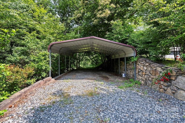 139 Ivy Ridge Church Rd, Mars Hill, NC 28754 - view of parking featuring a carport