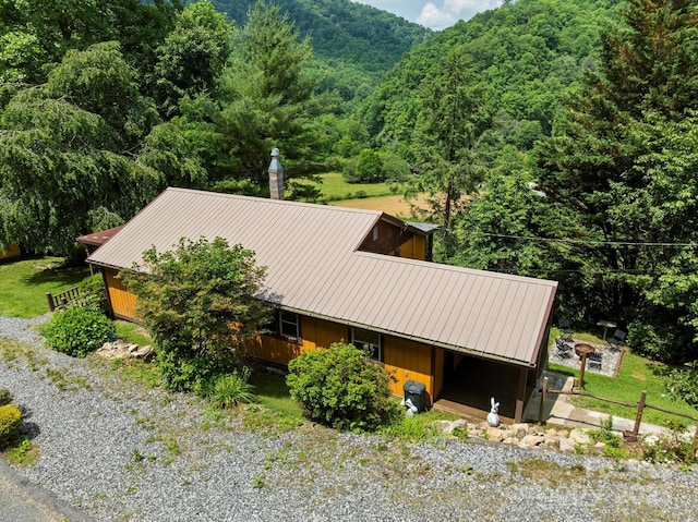 139 Ivy Ridge Church Rd, Mars Hill, NC 28754 - aerial view of property and surrounding area featuring a heavily wooded area