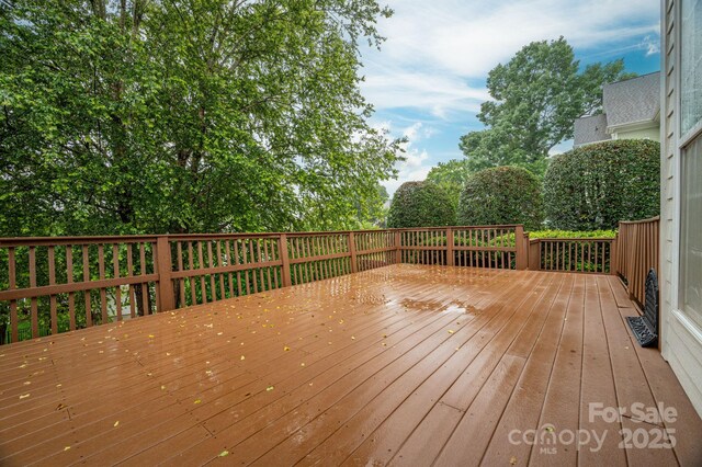 506 Academy St, Mcadenville, NC 28101 - view of wooden terrace
