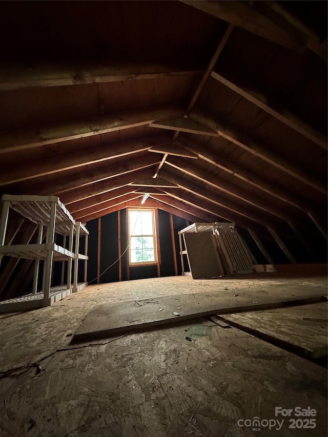232 Cole Hollow Rd, Newland, NC 28657 - view of unfinished attic