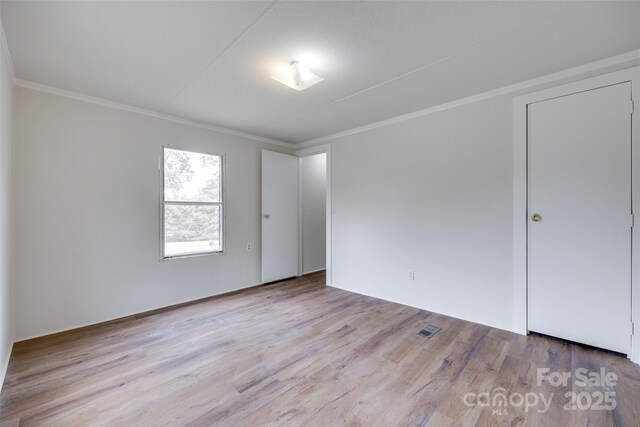 976 Neely Store Rd, Rock Hill, SC 29730 - spare room with ornamental molding and light wood-type flooring