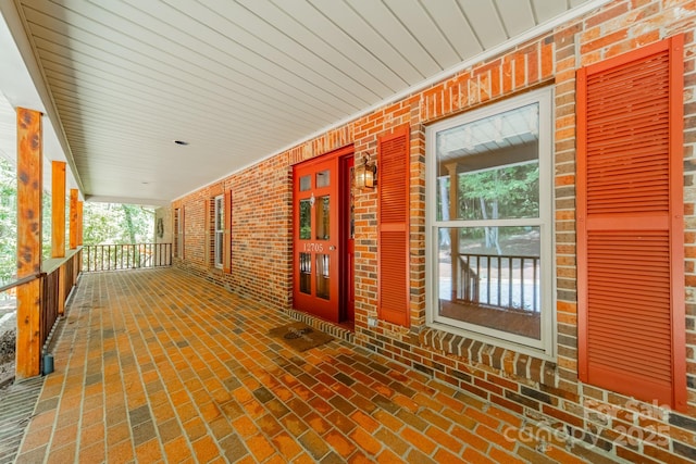 12705 Caldwell Rd, Charlotte, NC 28213 - view of wooden porch