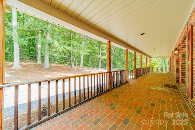 12705 Caldwell Rd, Charlotte, NC 28213 - porch with view of scattered trees