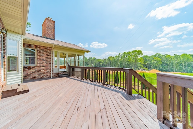 12705 Caldwell Rd, Charlotte, NC 28213 - view of wooden terrace