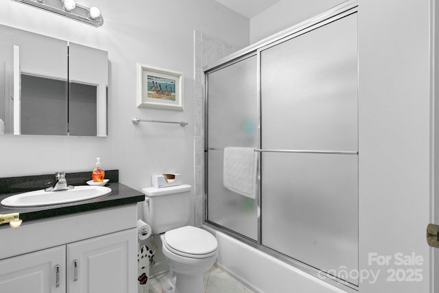 3541 Blankenship Dr, Morganton, NC 28655 - full bath with vanity and enclosed tub / shower combo