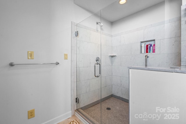 3541 Blankenship Dr, Morganton, NC 28655 - bathroom with a stall shower