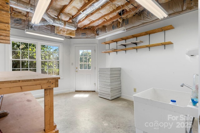 3541 Blankenship Dr, Morganton, NC 28655 - below grade area with baseboards