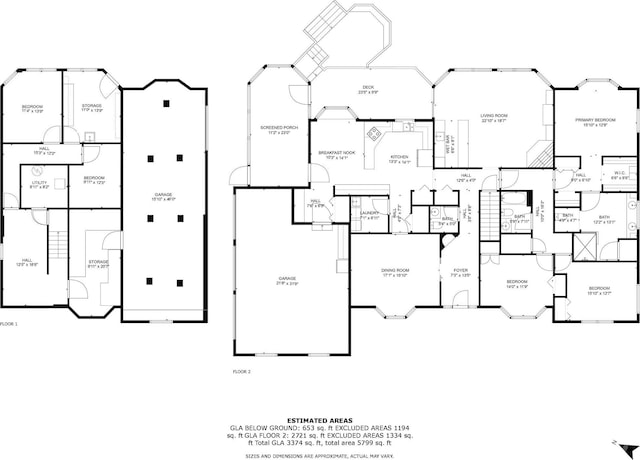 3541 Blankenship Dr, Morganton, NC 28655 - view of floor plan / room layout
