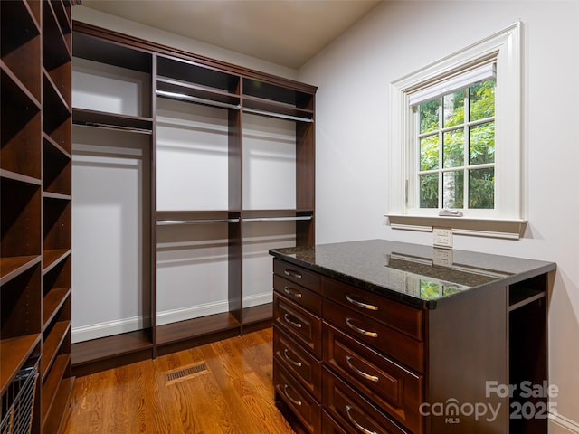 50 Brookline Dr, Asheville, NC 28803 - spacious closet with wood finished floors
