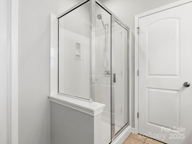 1660 Beleek Ridge Ln, Lake Wylie, SC 29710 - full bathroom with a shower stall and tile patterned floors