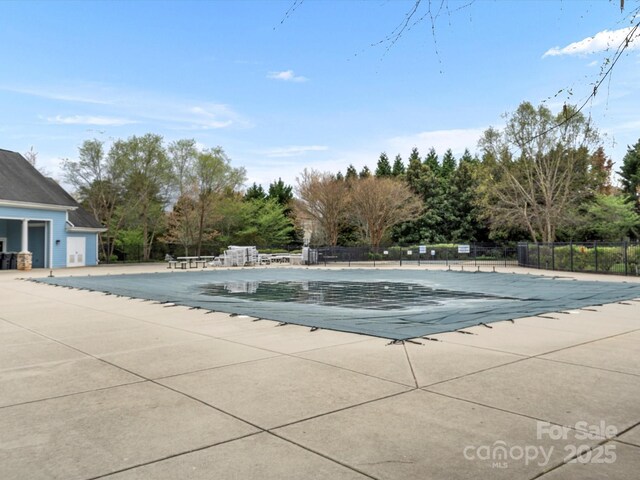 1660 Beleek Ridge Ln, Lake Wylie, SC 29710 - community pool featuring a patio and view of scattered trees