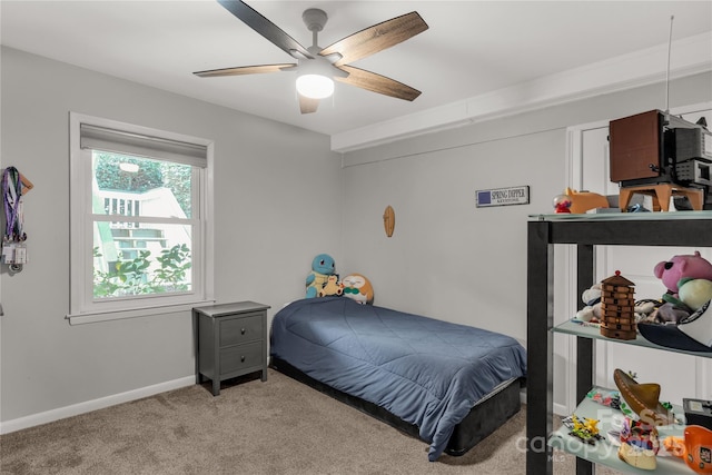22 Honeysuckle Ln, Clover, SC 29710 - carpeted bedroom with ceiling fan and baseboards
