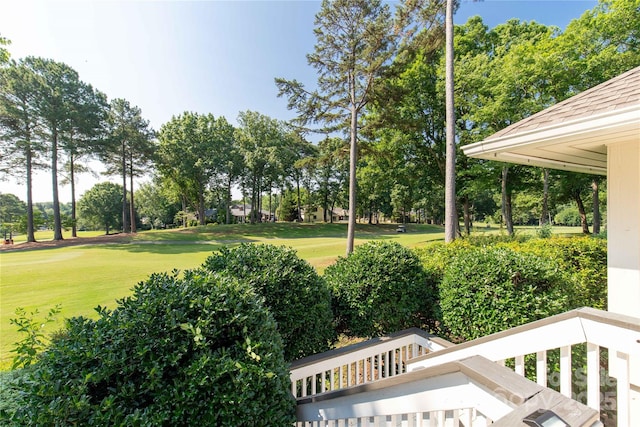 22 Honeysuckle Ln, Clover, SC 29710 - view of green lawn with view of scattered trees