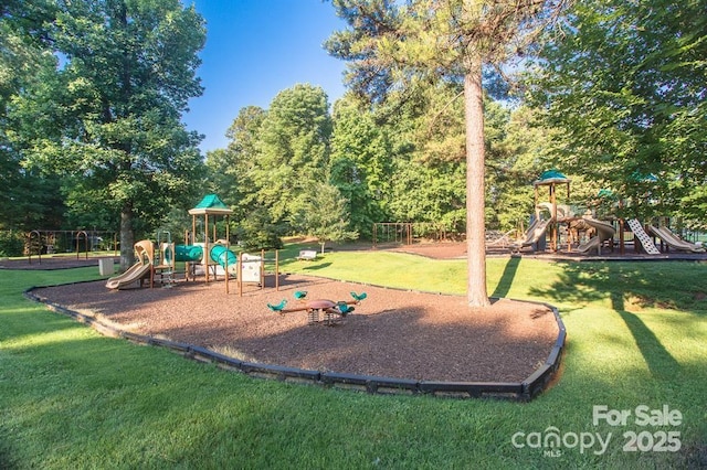 22 Honeysuckle Ln, Clover, SC 29710 - community playground featuring a lawn