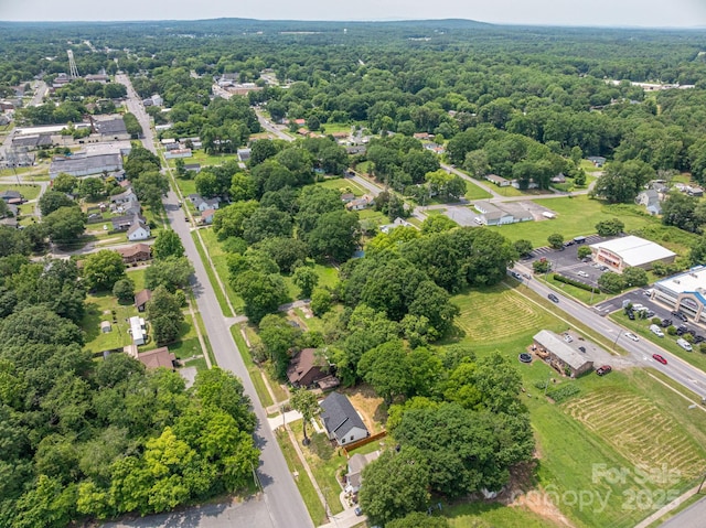 520 E Main St, Dallas, NC 28034 - aerial view of a heavily wooded area