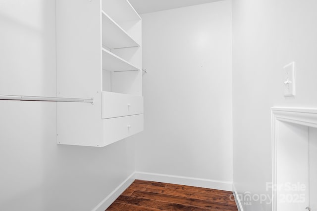 2695 Queens Rd, Lincolnton, NC 28092 - walk in closet featuring dark wood-style floors