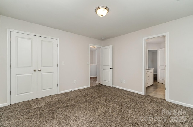 732 Altamonte Dr, Clover, SC 29710 - unfurnished bedroom featuring carpet floors, baseboards, a closet, and ensuite bathroom