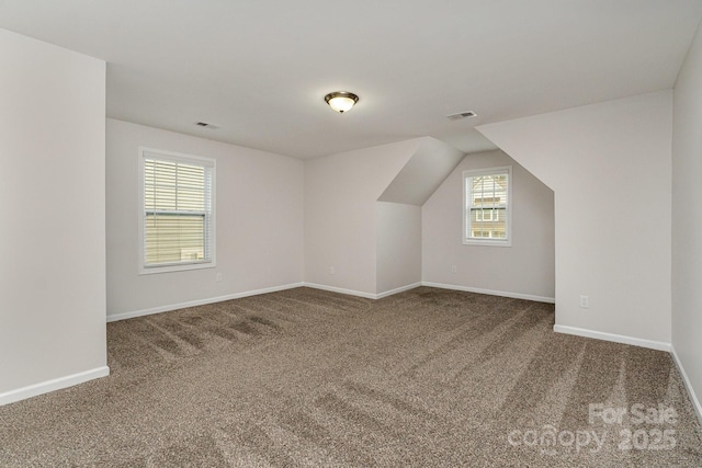 732 Altamonte Dr, Clover, SC 29710 - additional living space featuring carpet, baseboards, and lofted ceiling