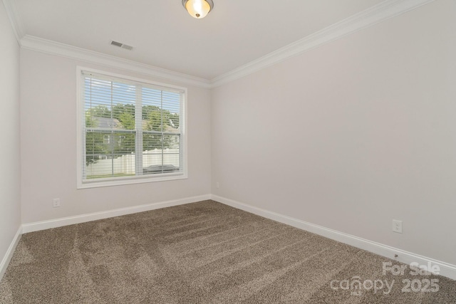 732 Altamonte Dr, Clover, SC 29710 - carpeted empty room with ornamental molding and baseboards