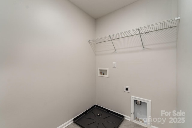 732 Altamonte Dr, Clover, SC 29710 - washroom with hookup for a washing machine, baseboards, and electric dryer hookup