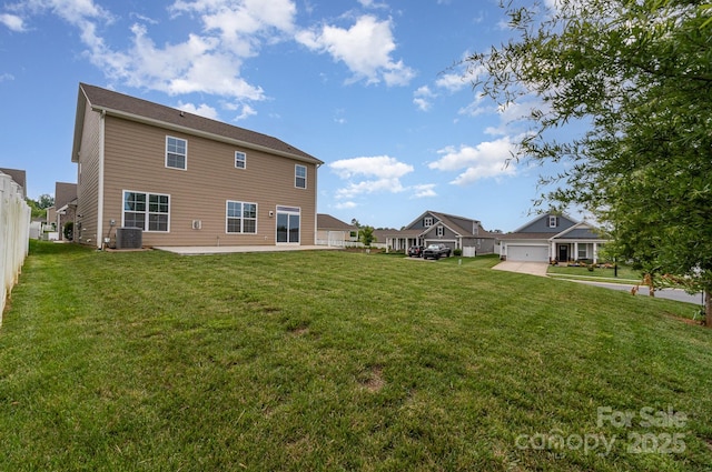 732 Altamonte Dr, Clover, SC 29710 - back of property featuring a lawn, a patio, and central AC unit