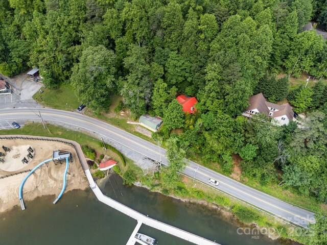 2827 Memorial Hwy, Lake Lure, NC 28746 - view of property location with a nearby body of water and a heavily wooded area