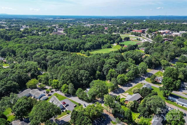 1072 5th St NE, Hickory, NC 28601 - aerial overview of property's location featuring a forest