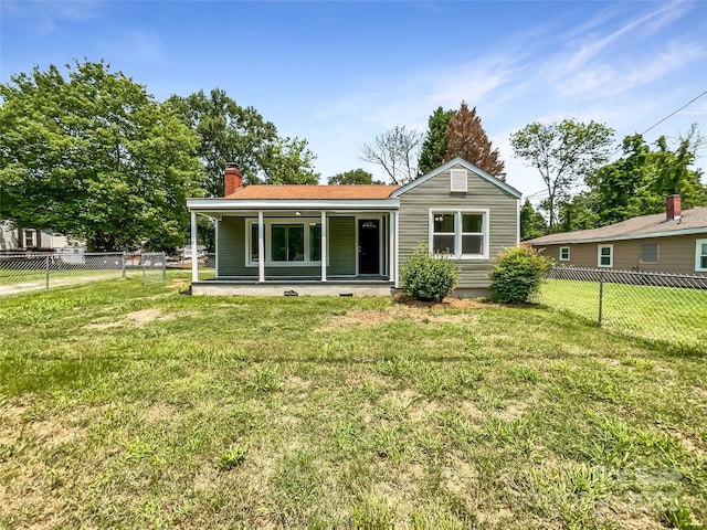 2136 W 6th Ave, Gastonia, NC 28052 - back of property with a chimney