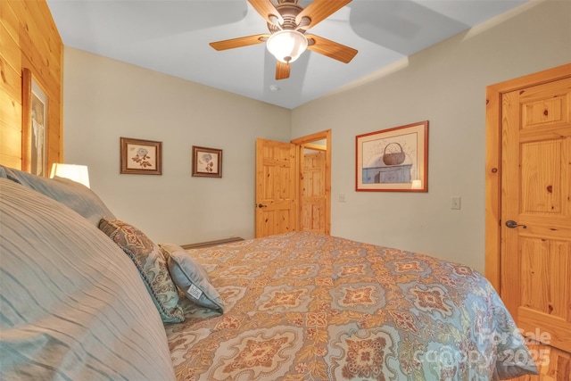 265 Laurel Mountain Estates Dr, Todd, NC 28684 - bedroom with ceiling fan