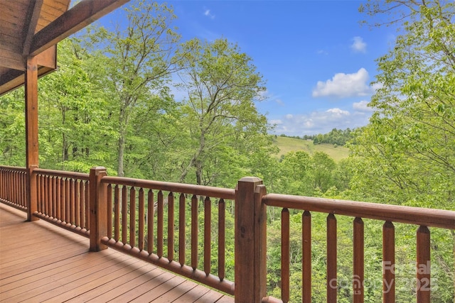 265 Laurel Mountain Estates Dr, Todd, NC 28684 - view of deck