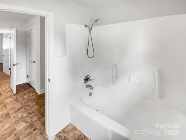 302 Melinda Ave, Kannapolis, NC 28083 - full bathroom with shower / bathtub combination and baseboards