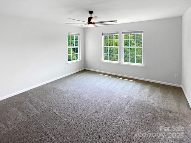 1680 Trentwood Dr, Fort Mill, SC 29715 - carpeted empty room with a ceiling fan and baseboards