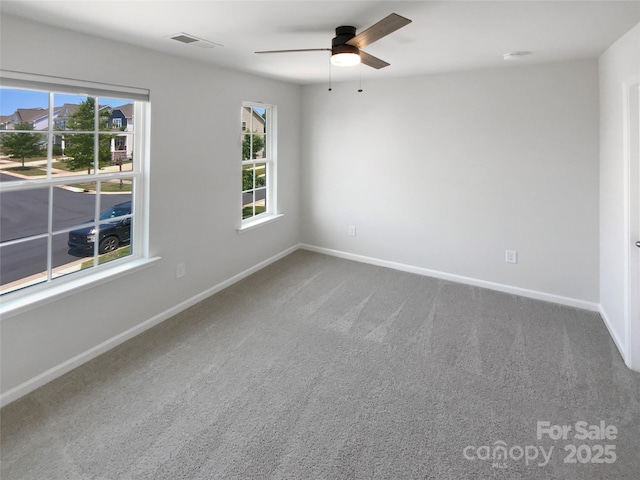 1680 Trentwood Dr, Fort Mill, SC 29715 - spare room with carpet, ceiling fan, and baseboards