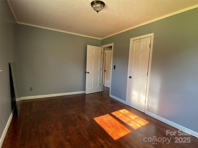 1300 Montgomery Ave, Albemarle, NC 28001 - empty room with crown molding and wood finished floors