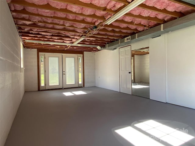 1300 Montgomery Ave, Albemarle, NC 28001 - below grade area with concrete block wall