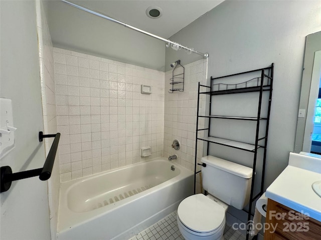 116 Grand Blvd Unit 4-B, Boone, NC 28607 - full bath with toilet, vanity, tub / shower combination, and tile patterned flooring
